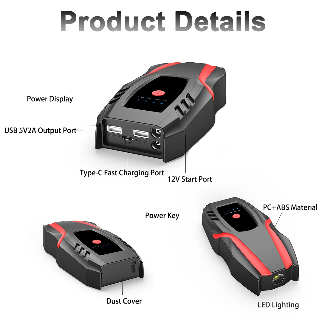 Оптовая продажа многофункциональный автомобильный аккумулятор 22000