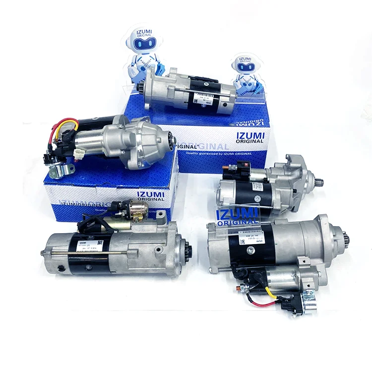 IZUMI ORIGINAL DB58 DB58T DB58TIS Starter Motor High Quality Diesel Engine Parts For Doosan