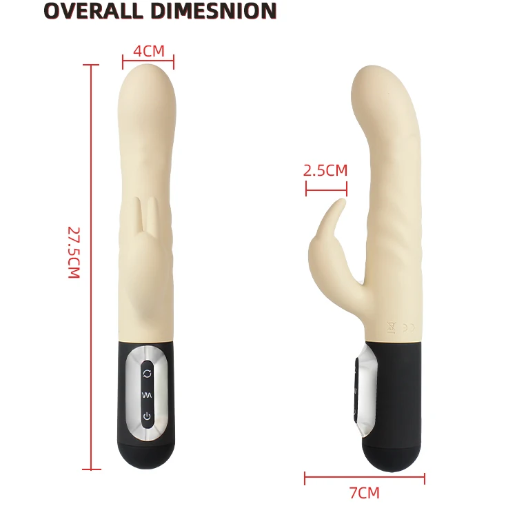 Bestmoon Adults Sex Toy Female Handheld Masturbation Rabbit Vibrator G Spot Vaginal Sex Clitoral Vibrator Sex Toy for Women