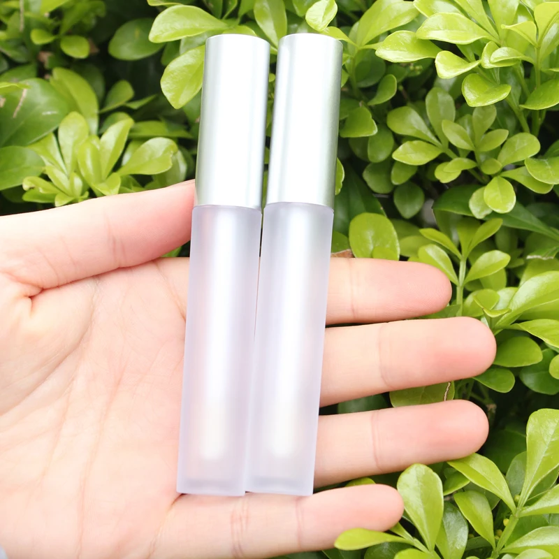 Frost Lip Gloss Tube Slim Lip Gloss Pacakging In Stock Lip Gloss Containers Tube With Wand