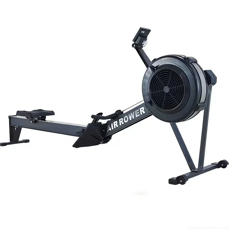 Foldable Rowing Machine Commercial Gym Equipment 9309 White Air Rowing ...