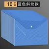 (Pack of 10) Twill Document Bags in Blue