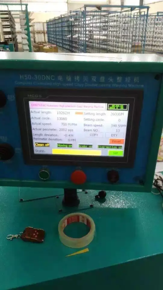 Cellophane Warp Beaming Winding Machine