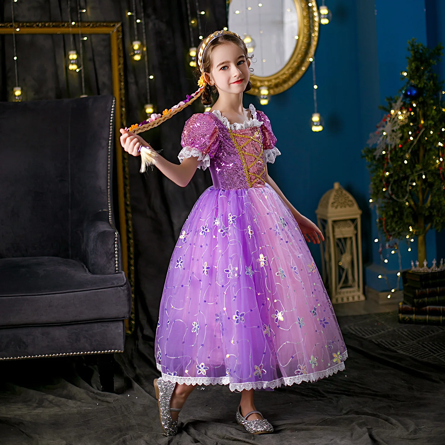 Dress Raiponce Costume Disney Inspired Rapunzel Costume, Tangled