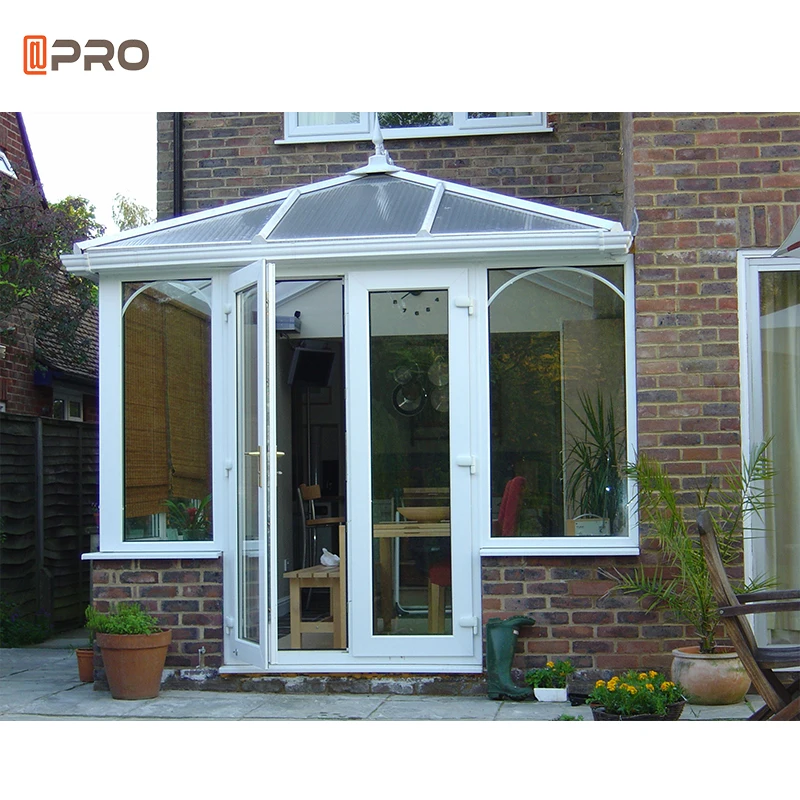 Factory Customized Construction Aluminum Panels Glass Houses Modern Glass Sunroom Glass Roof Panels Houses Sun Room System