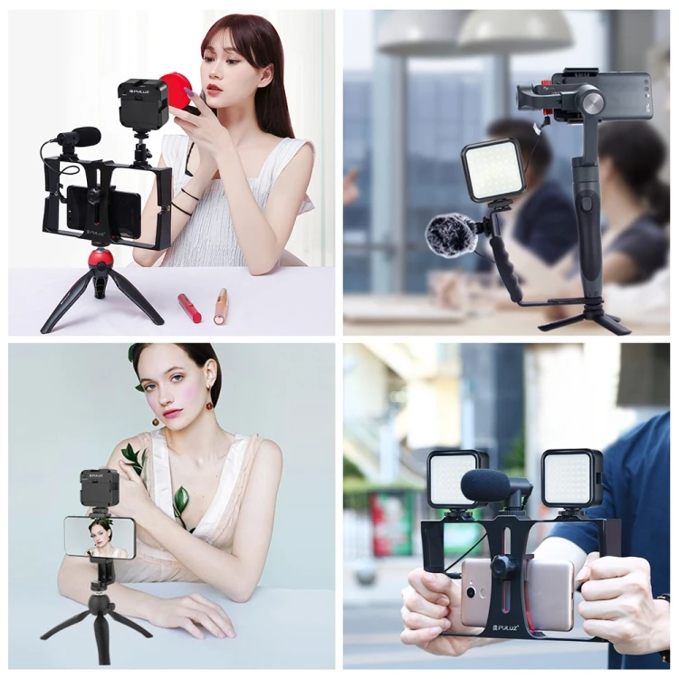 PULUZ Custom Mini Portable 64LED 3W Video Camera Light Fill Light for Photography Tiktoks Youtube Vlog for Camera
