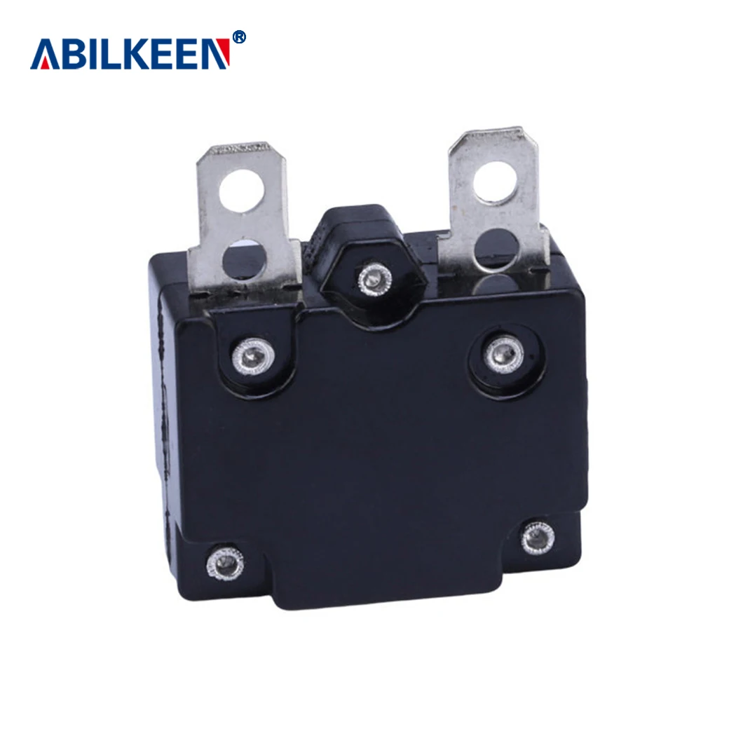 Electric Motor Overload Reset Switch 5A 10A 15A 20A 25A 30A 2 Pins Terminal Automatic Circuit Breaker