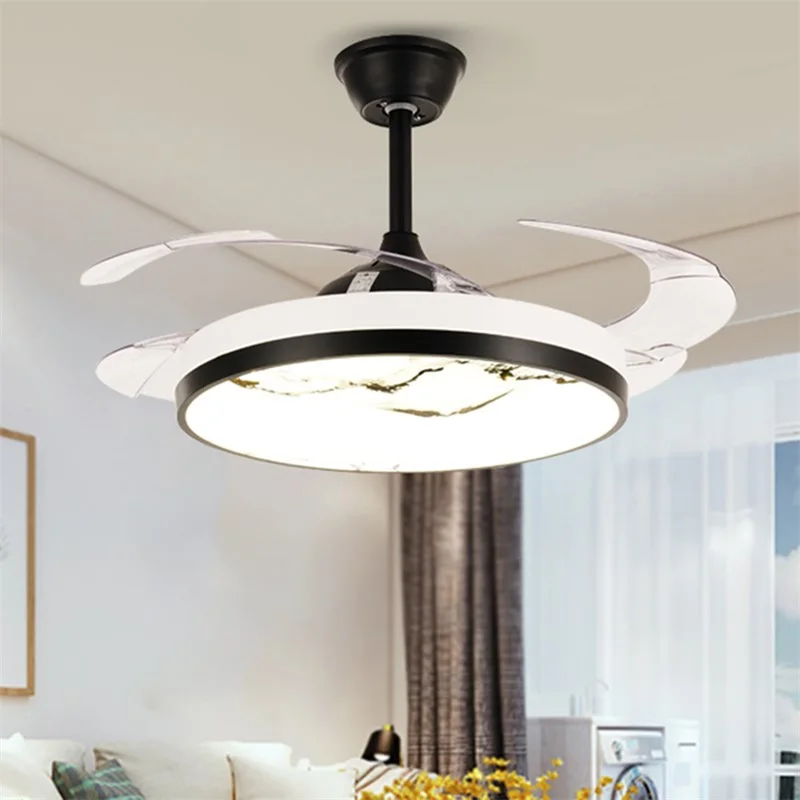 Wholesale Bladeless Ceiling Fan With LED Light Invisible Lamp Remote Control Modern Creative for Home