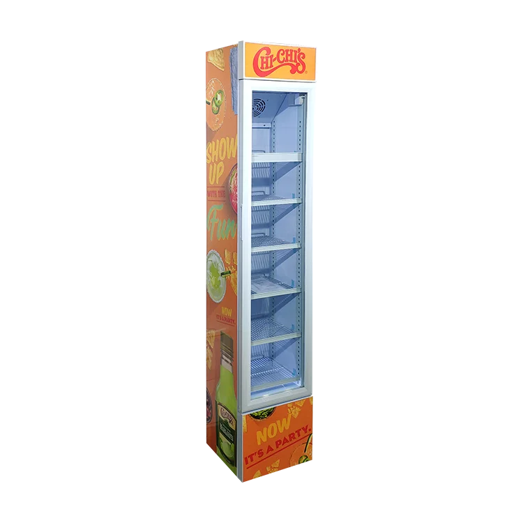 Холодильник для пивных бутылок Meisda 105L коммерческий тонкий вертикальный дисплей