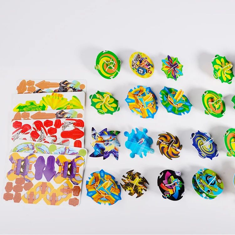 Пользовательский 3D ПП спиннинг Топ Игрушка Дети Забавный спиннинг Топ