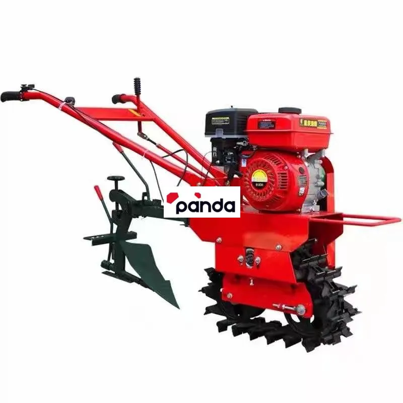 Small Plough Machine Cultivator Gasoline and Diesel Engine Mini Self Propelled Power Tiller Rotary Cultivator