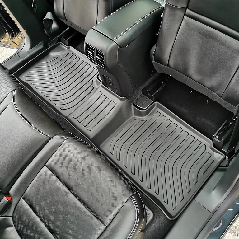 Rubber Car Mats Pieces 3D Tpe Car Carpet Foot Floor Mats for Ford Ranger  /Focus /Fusion /Escape /Bronco Sport Car Mat