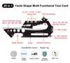 20-in-1 Yacht Shape Card Tool