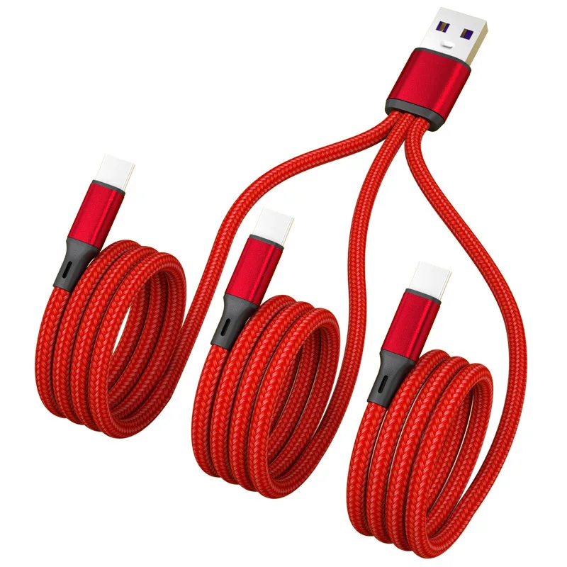 3 in 1 USB cable 5A Fast Charging USB 3 TYPE c Charging Cable For IPhone for Samsung Chargers