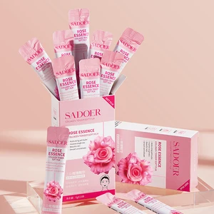 OEM SADOER Private Label Rose Collagen Lmproving Roughness Delicate Tender Skin Moisturizing Whitening Facial Mask