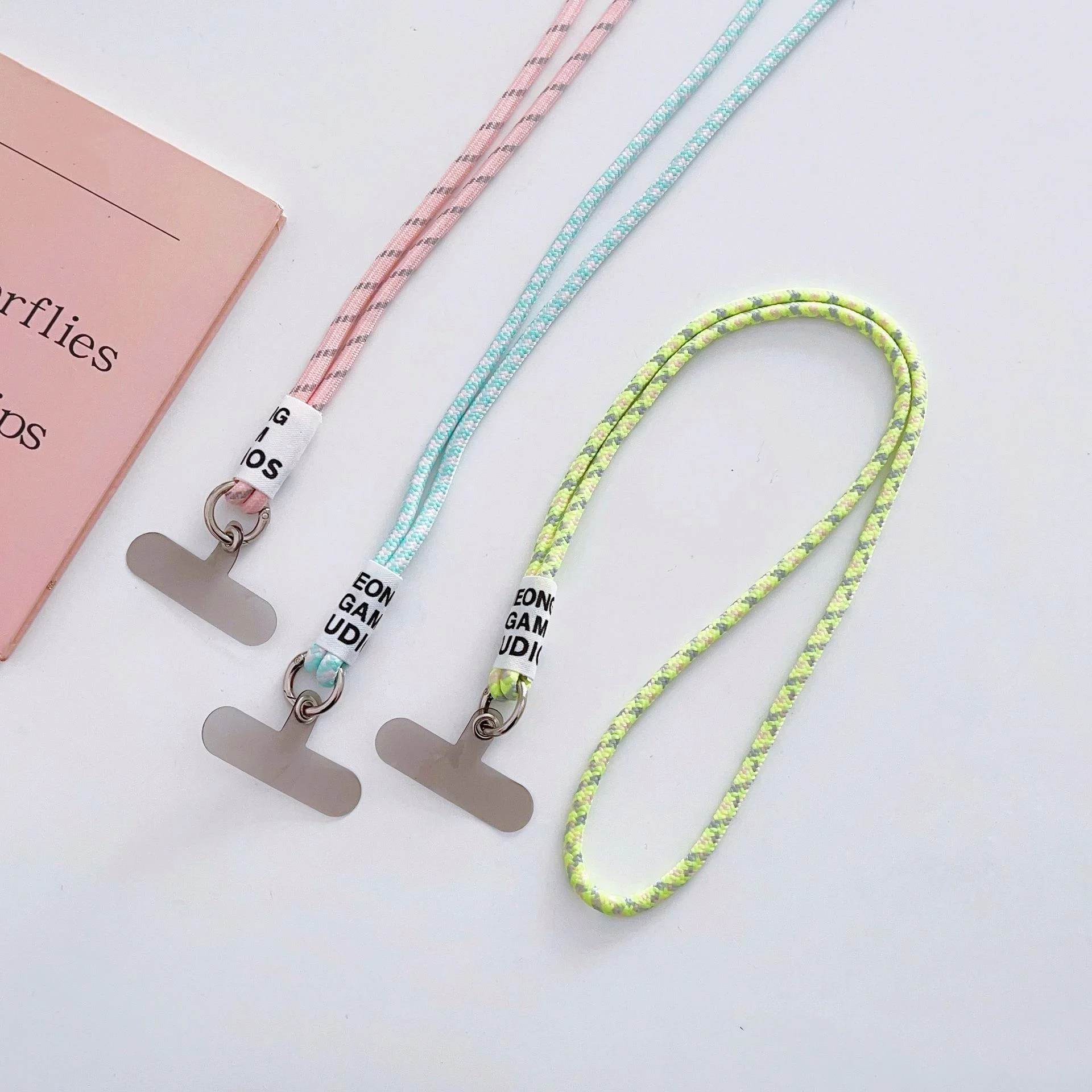 product phone lanyard crossbody with 2 phone tabs adjustable anti theft phone strap for neck lanyard cross body for travel essentials-2