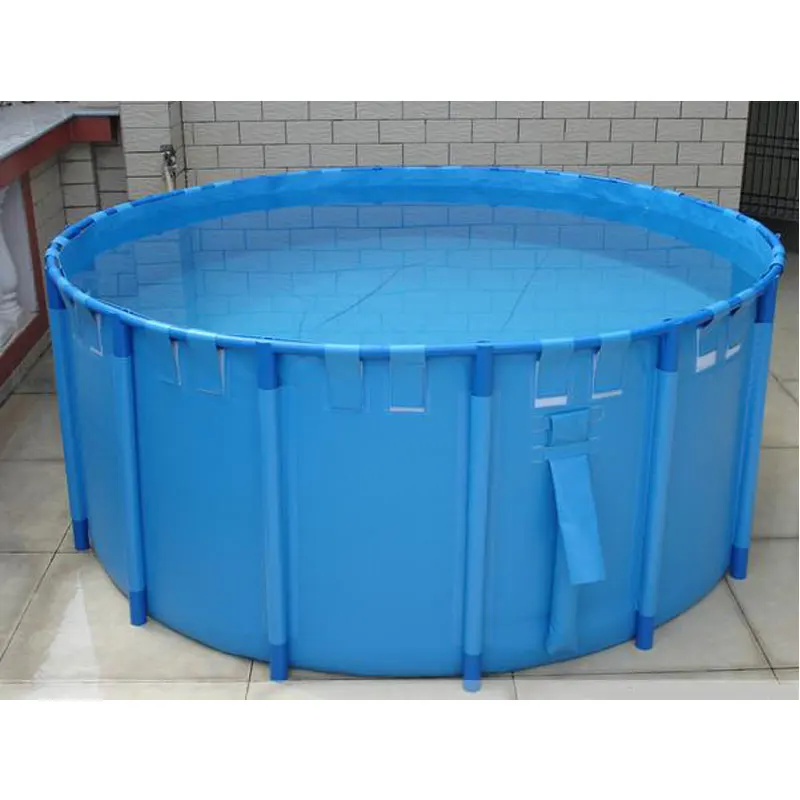 réservoir de poissons portable bassin de bâche pliable