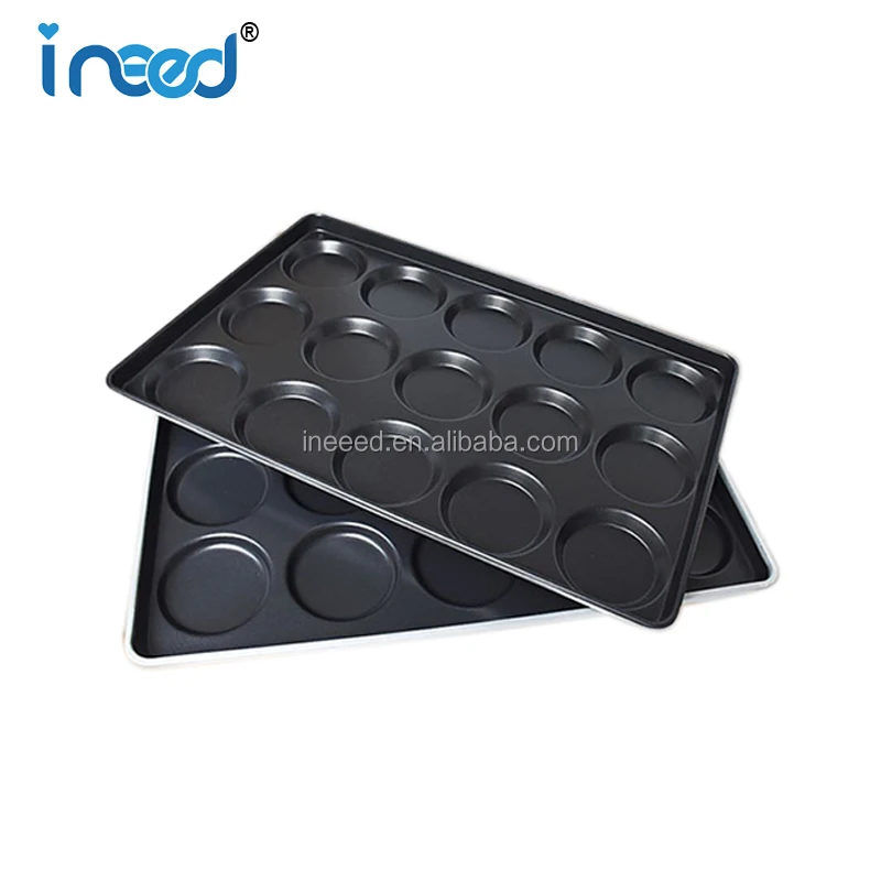 Wholesale Food Grade Aluminum Biscuit Baking Pan Non Stick Oven Coating