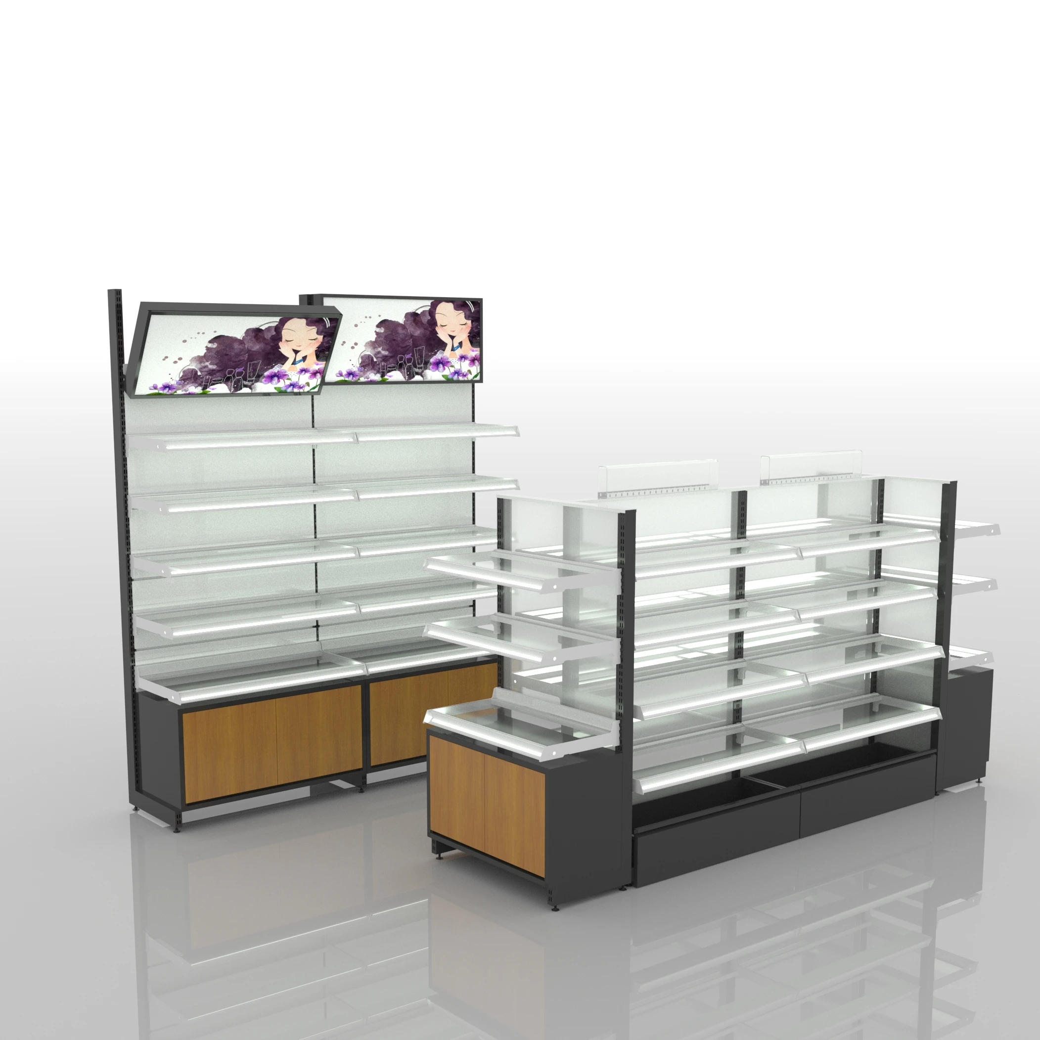 Supermarket Display Shelf Retail Supermarket And Shop Design