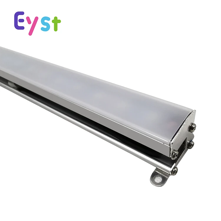 Building Decoration IP65 12W LED digital tube , waterproof rgb dmx controller recessed outdoor led linear light