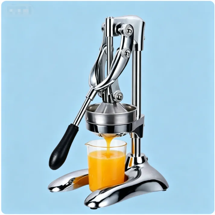 TEBAK Factory Direct Stainless Steel Manual Press Hand Portable Citrus Juicer Pomegranate Squeezer Extractor for Fruit Vegetable