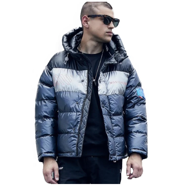 for Men Save The Duck Zipped Padded Jacket in Grey Mens Clothing Jackets Casual jackets Grey 