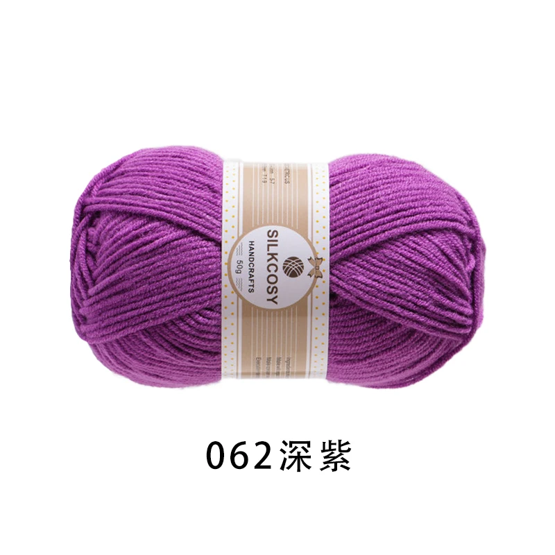 Factory Milk Cotton Yarn 4ply/5ply/8ply Acrylic Hand Knitting Yarn For ...