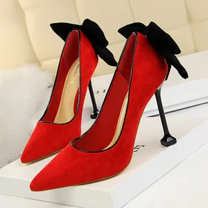 Wholesale Good Quality Fashion Ladies Shoes Red High Heels Shoes for Women