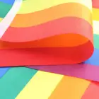 Pride Hot Selling Double Side Printing LGBT Rainbow Bunting Flag 100% Polyester Custom Size Gay Pride Lesbian Bunting Flag