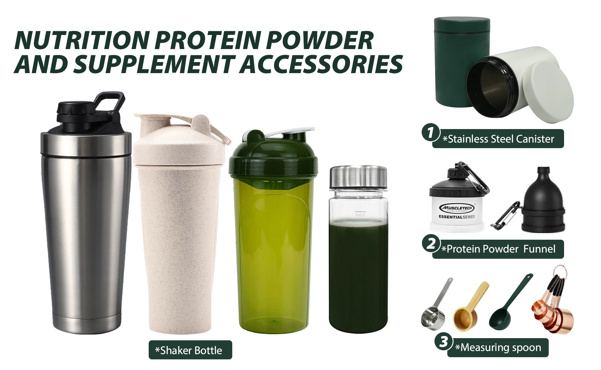 BPA Free 500ml Food Grade Protein Powder Matte Frosted Shaker Bottle ...