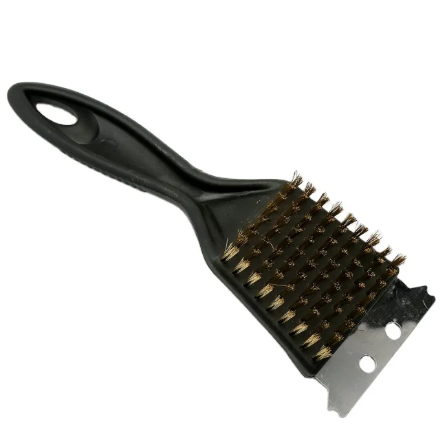 Hot Selling 8inch Stainless Steel Bbq Cleaning Brush With Tip And Tail