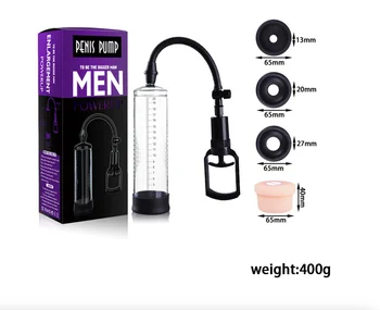 Men's aircraft cup penis trainer vacuum negative pressure hydrotherapy men's pull rod trainer adult sex products