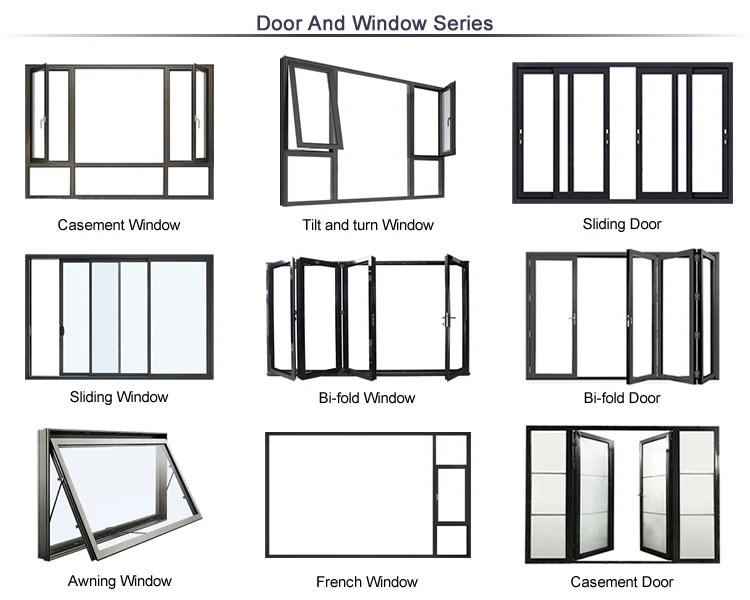 Druet Folding French Windows Bifold Window Bi-fold Window - Buy Folding ...