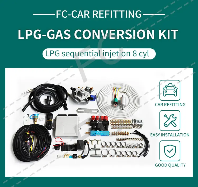 Fc 5ta Generation Diesel Lpg Gas Conversion Kit 8 Cylinder Glp Gas