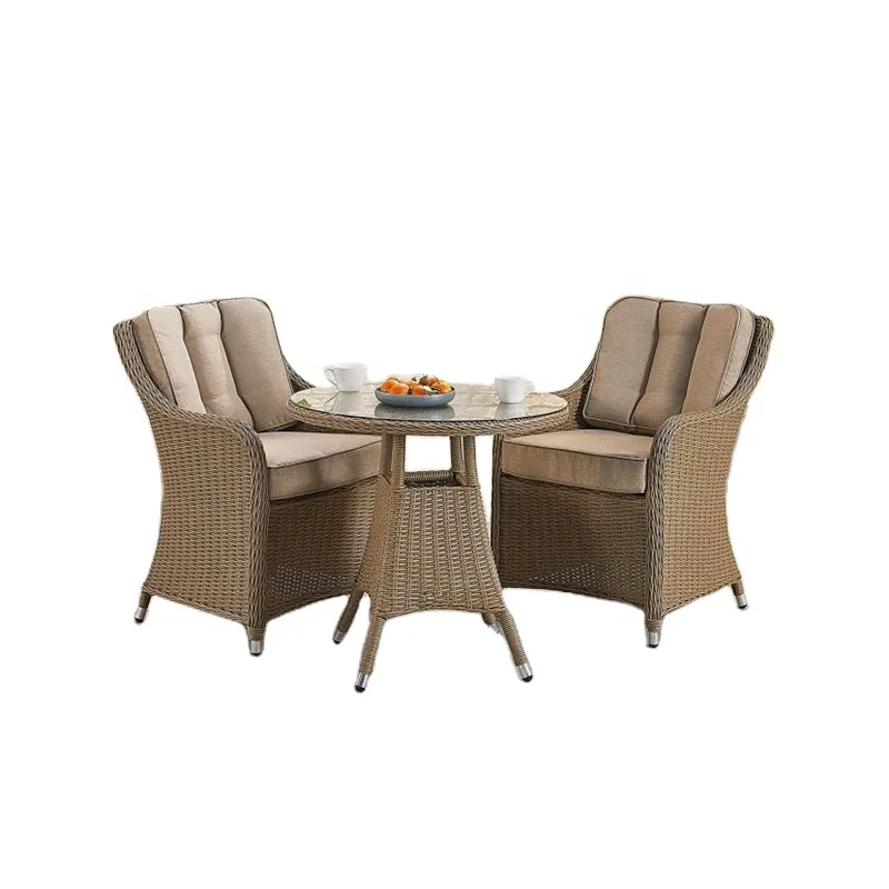 rattan 2 seater dining set