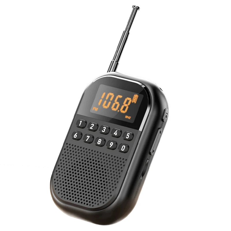 High Quality Smart design pocket size AM/FM Analog Tuning Digital Built-in Stereo Wireless Speaker Radio