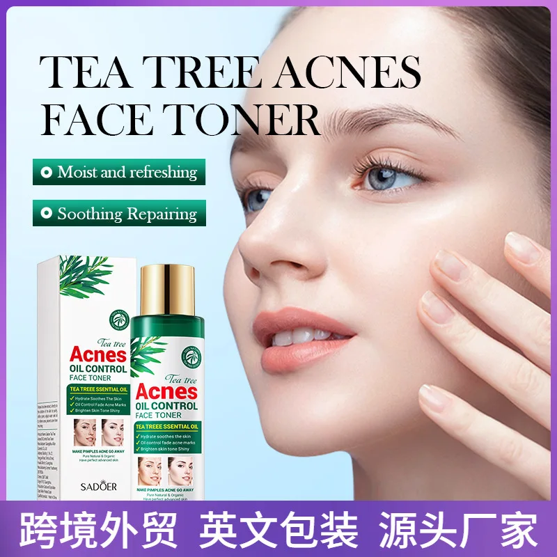 Anti Acne Oil Control Student Hydrating Moisturizing Refreshing Care Tea Tree Skin Toner