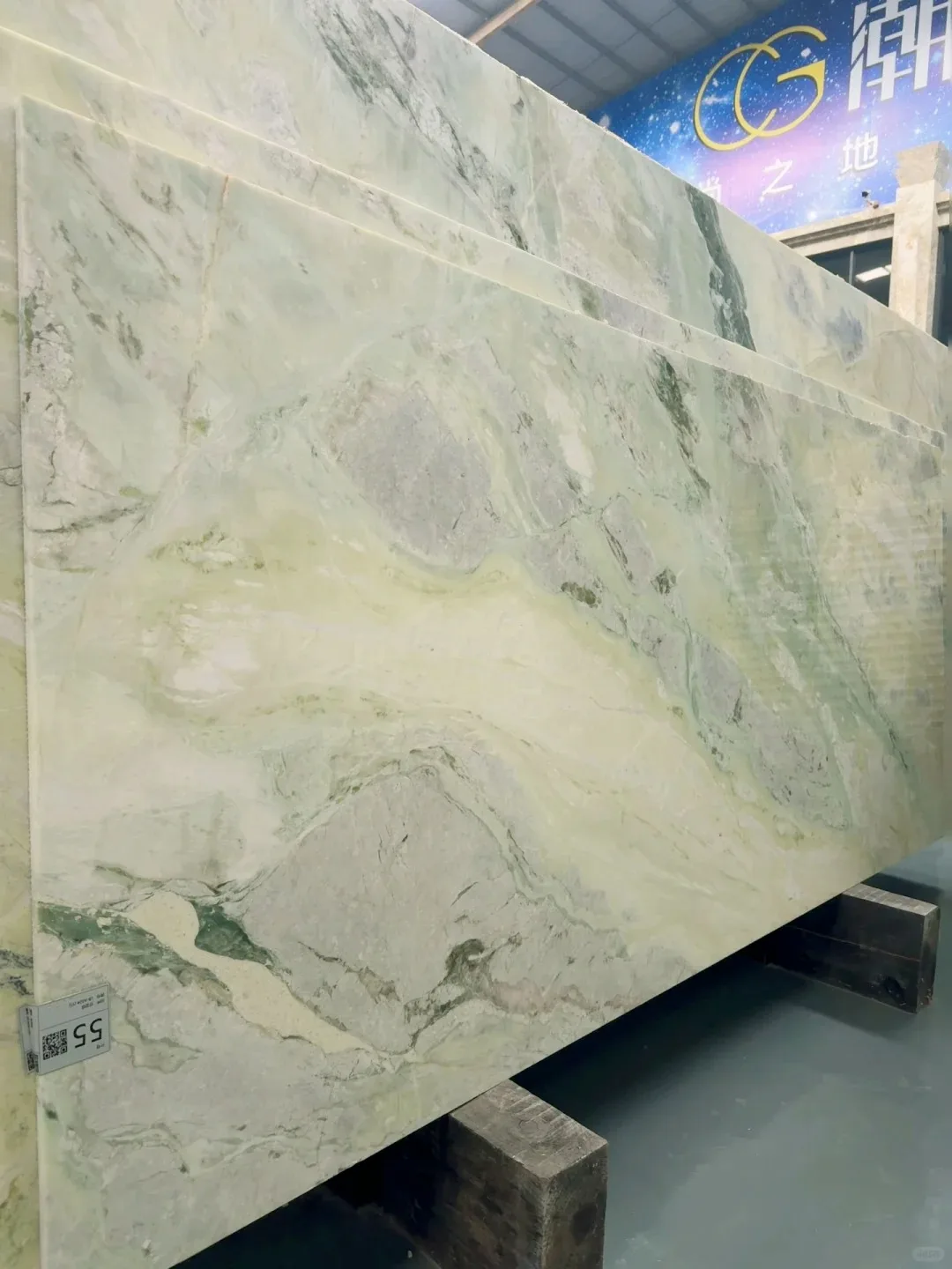 product high quality light green marble cabinets elegant designs for indoor kitchens  bathrooms customizable factory direct sales-7