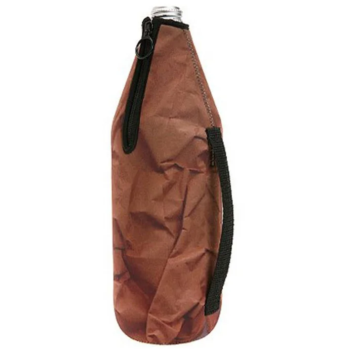 Neoprene 40oz Beer Bottle Cooler with Logo Patch