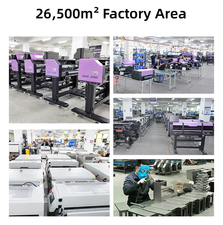 45cm Full-Automatic DTF Printer with EPSON i1600-A1 Print Head and CMYK+White Ink for High-Quality Tshirt Printing