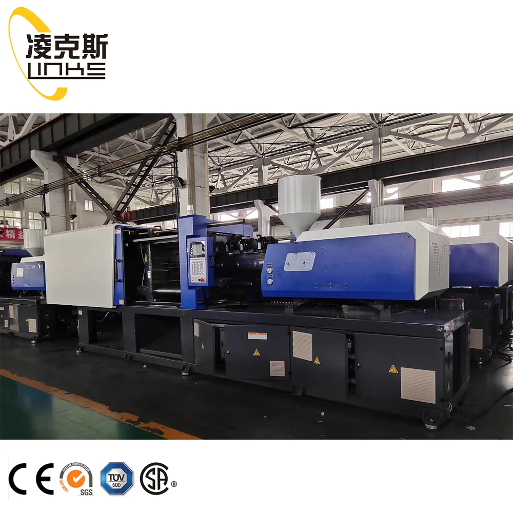 Automatic Injection Molding Machine With Robotic Arm for Mass Production of Plastic Products