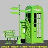 5-piece set bright green