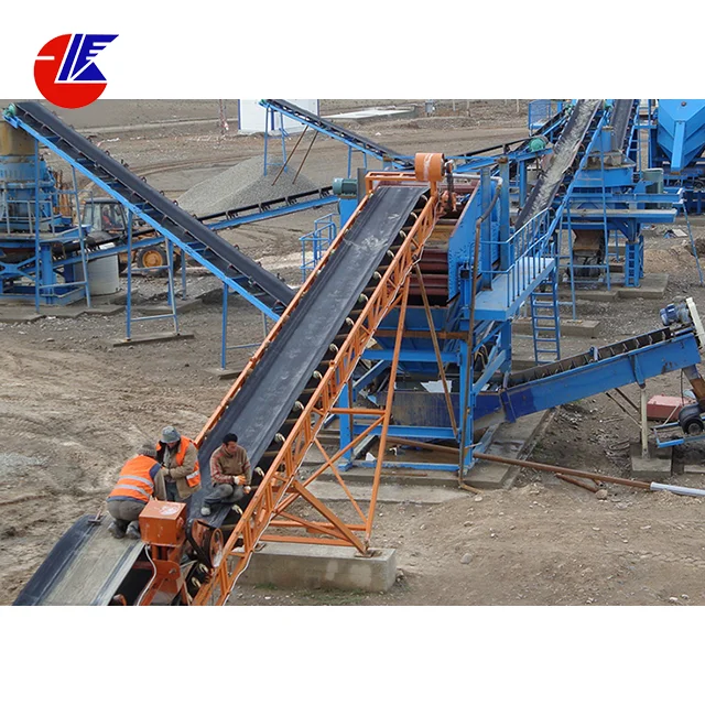 Mobile Stone Crusher Machine by the Construction Site or Mining Quarry for  Crushing Stock Image - Image of belt, machine: 156782043