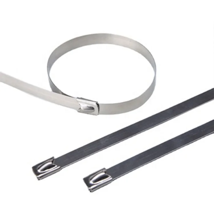 Wholesale Self-locking Metal Bundle Wire Zip Stainless Cable Ties