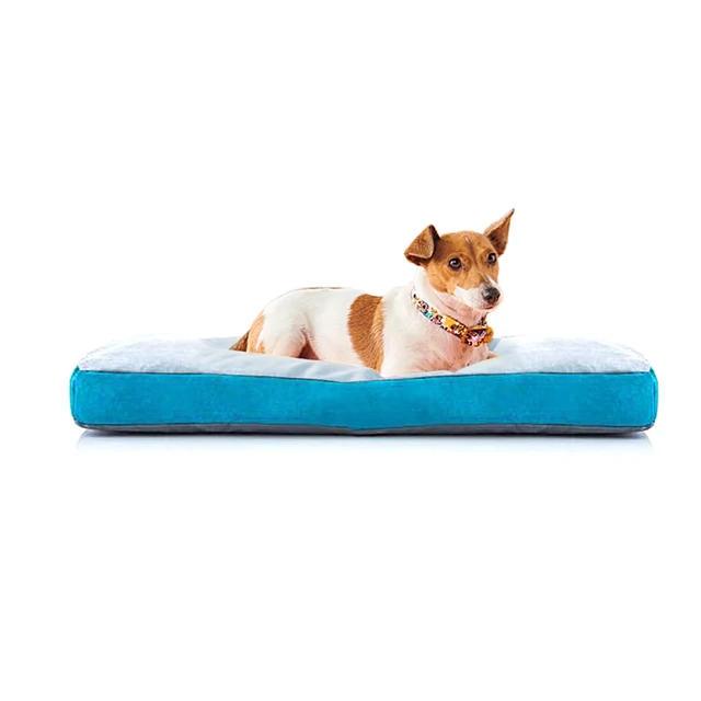 Hot Sale Orthopedic Dog Bed with Soft Shredded Memory Foam Washable Suede Cushion Cover Solid Pattern OEM Welcomed
