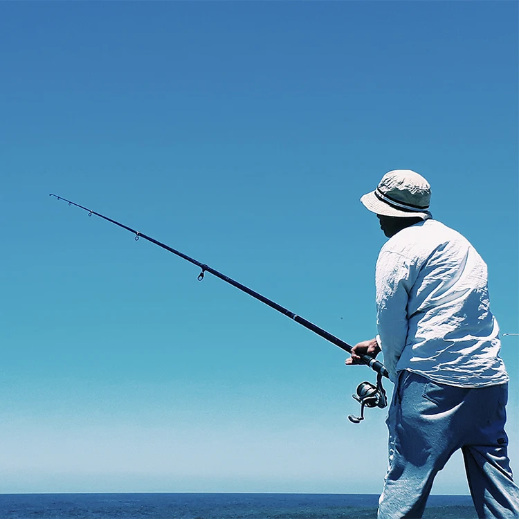 light weight carbon fiber fishing rod custom cork fishing rod