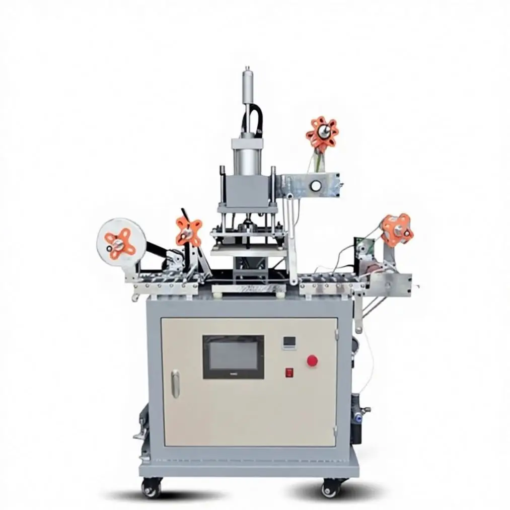 TEBAK Continuous Automatic Ribbon Hot Foil Stamping Machine Hot Stamping Machine for Ribbons Hot Stamping Machine