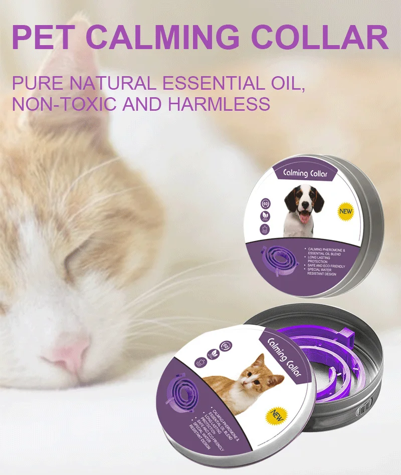 Fast Delivery Custom Logo Free Sample Natural Plant Essential Oil ... - Calming Collars For Senior Cats With Rose Essential Oil