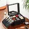 Trousse de maquillage miroir haute définition de taille moyenne (sans lumière)