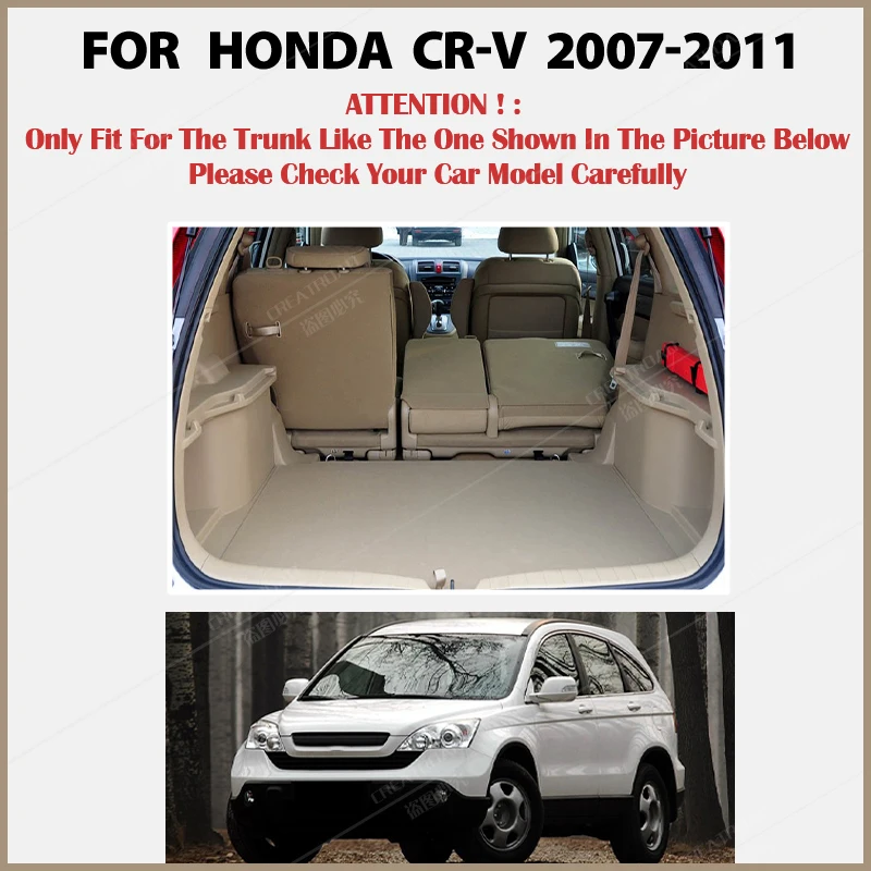 Innen zubehor Kofferraum matte fur Honda CRV Cargo Liner Teppich Innenteile Zubehor Cover Ca Alibaba